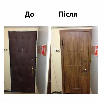 Заміна дармантину на мдф накладку на дверях